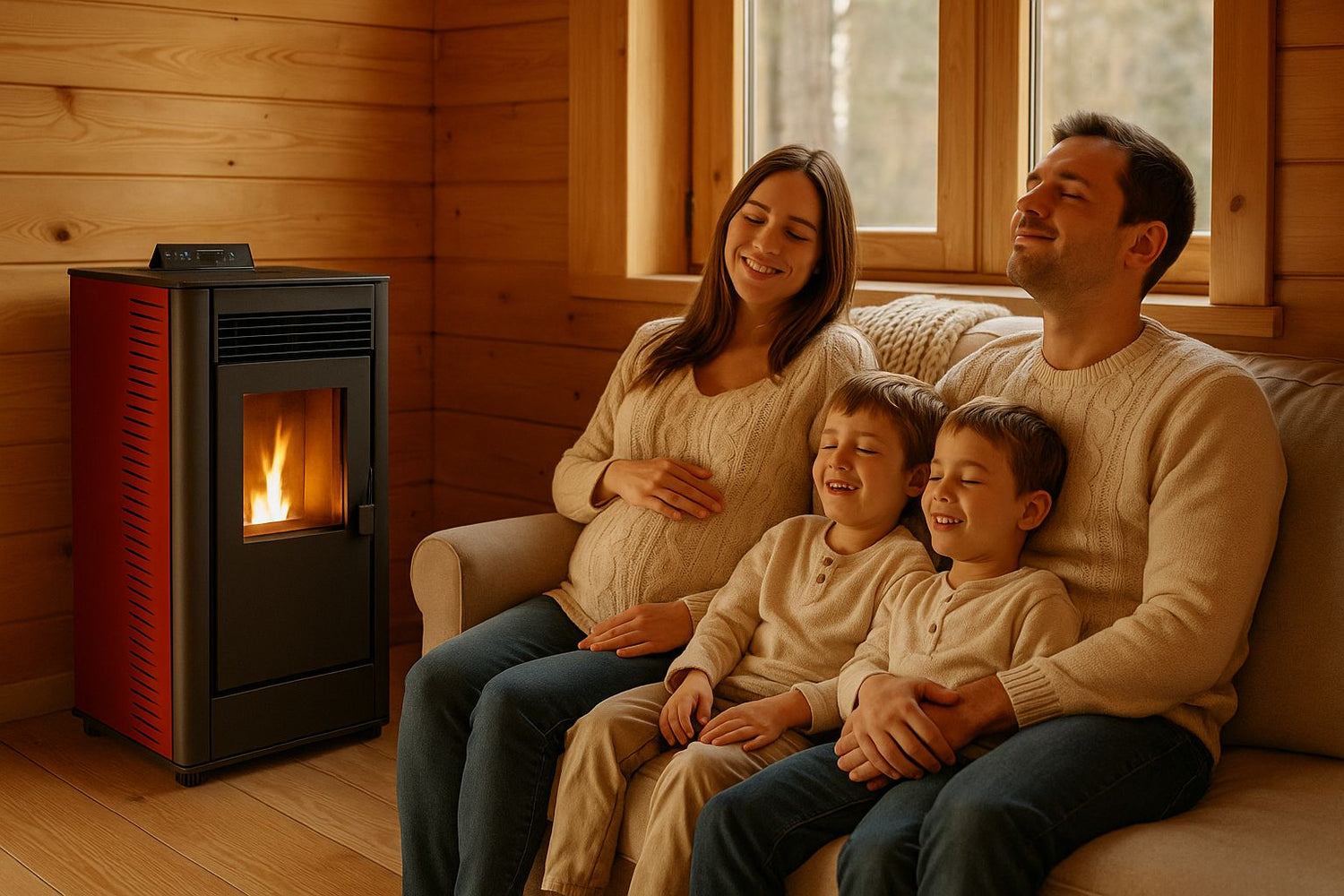 Chimenea Hogar a Pélet M25 (Grande)